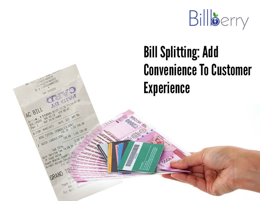 bill splitting at any type of restaurant