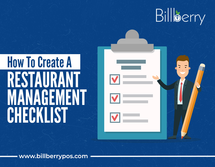 restaurant management checklist - blog image - billberry