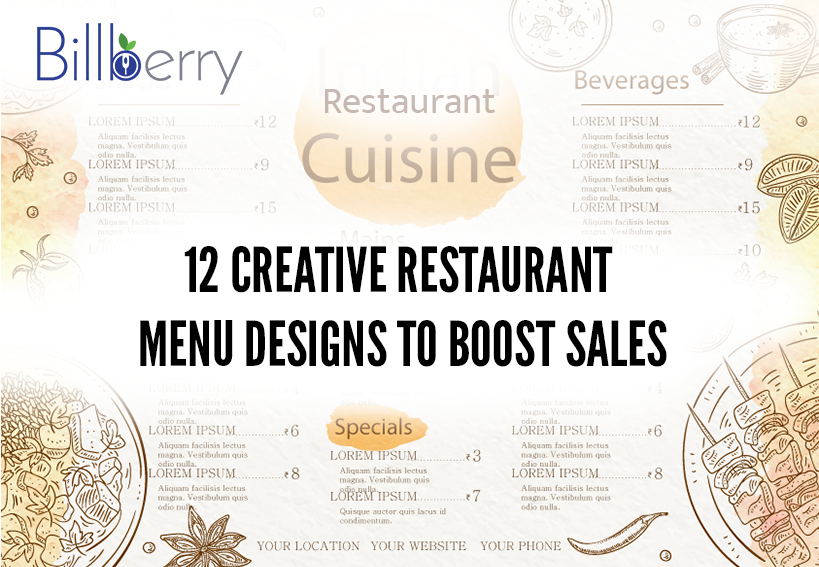 12 Creative Restaurant Menu Designs To Boost Sales